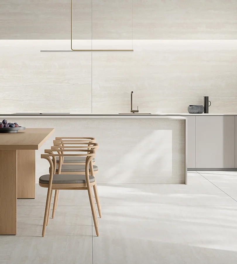 Rivestimento cucina effetto pietra