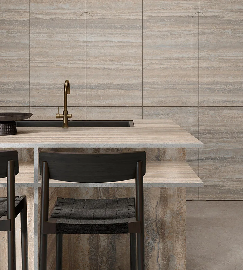 rivestimenti cucina effetto pietra