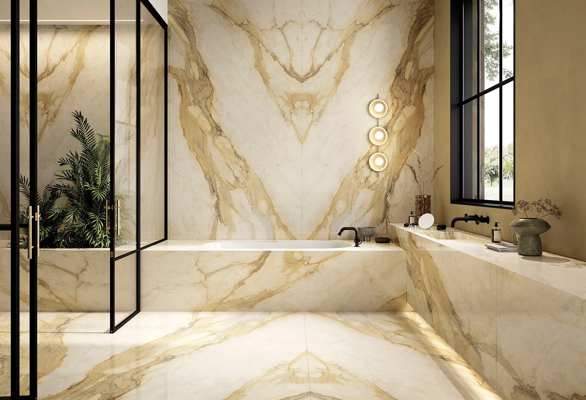bagno effetto marmo