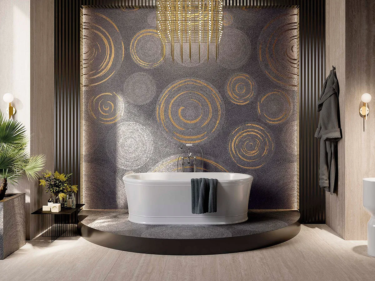 design tridimensionale gres porcellanato